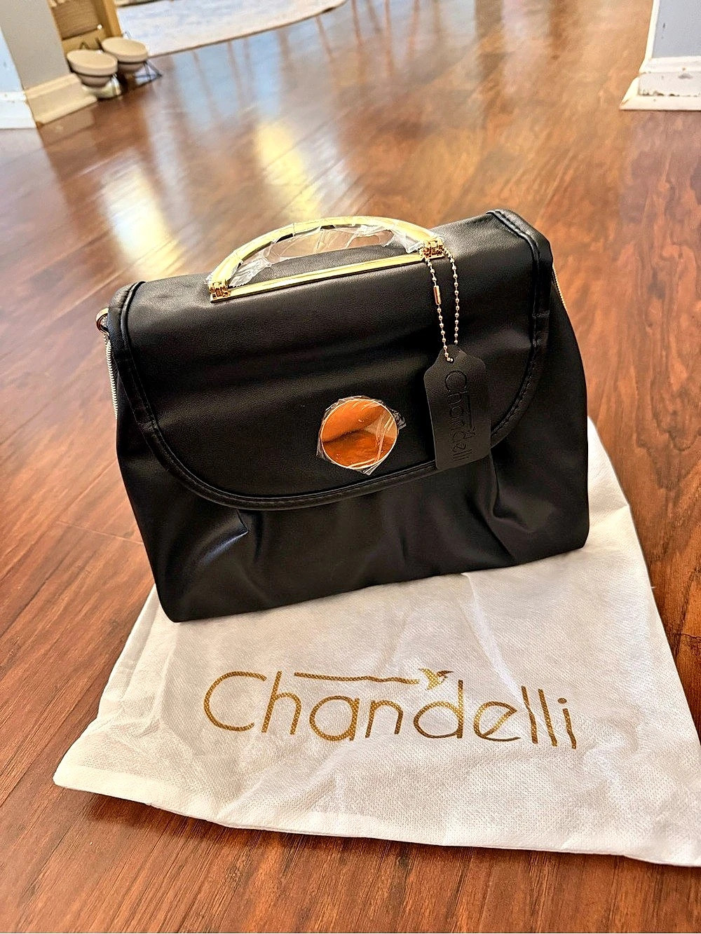 Chandelli Hanging Travel Toiletry Bag Black & Gray